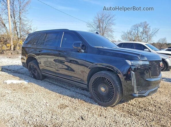 1GYS4GKLXPR296805 2023 CADILLAC ESCALADE Черный Передняя правая четверть