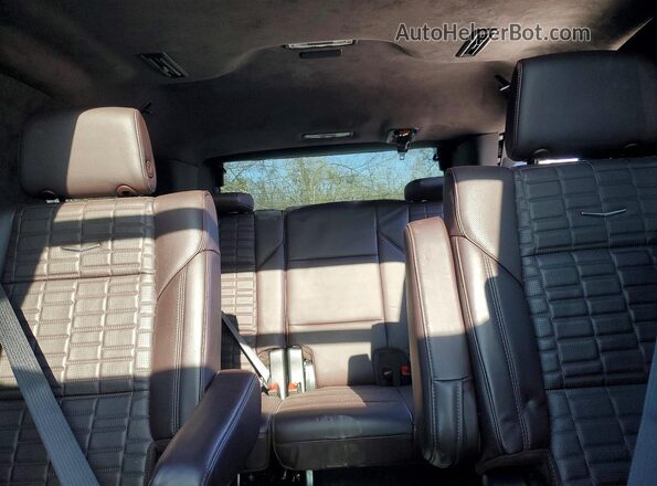 1GYS4GKLXPR296805 2023 CADILLAC ESCALADE Черный Вид задних сидений