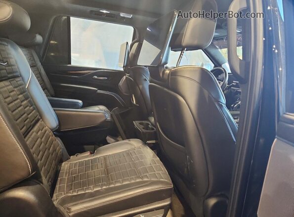 1GYS4HK99PR499873 2023 CADILLAC ESCALADE Черный Вид задней части салона