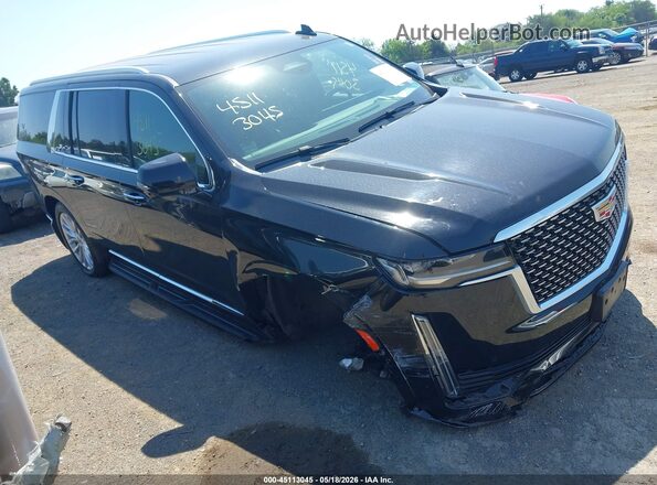 1GYS4JKL7PR162797 2023 CADILLAC ESCALADE Черный Передняя правая четверть