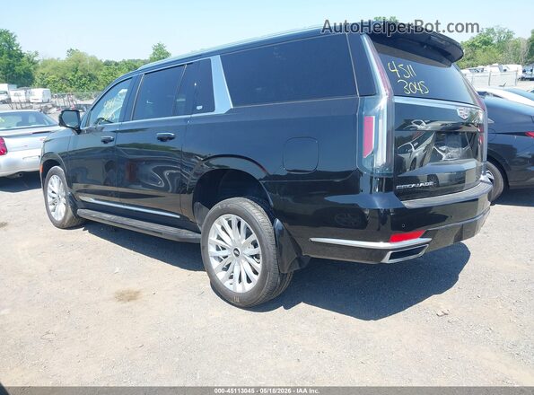 1GYS4JKL7PR162797 2023 CADILLAC ESCALADE Черный Задняя левая четверть