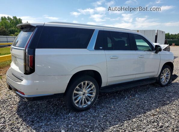 1GYS4KKL3PR365336 2023 CADILLAC ESCALADE Белый Задняя правая четверть