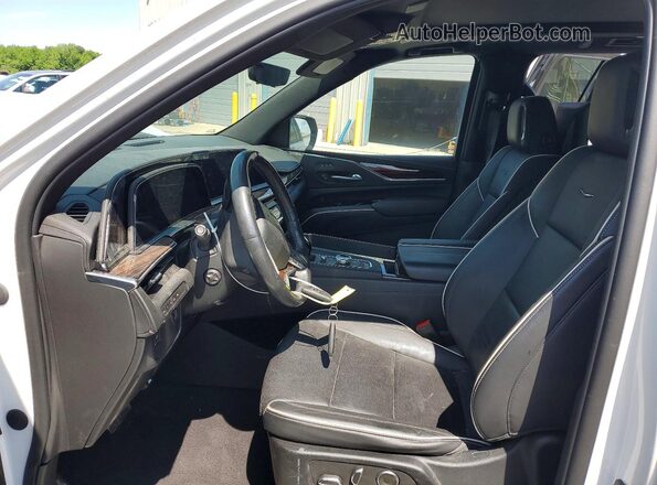 1GYS4KKL3PR365336 2023 CADILLAC ESCALADE Белый Вид салона спереди