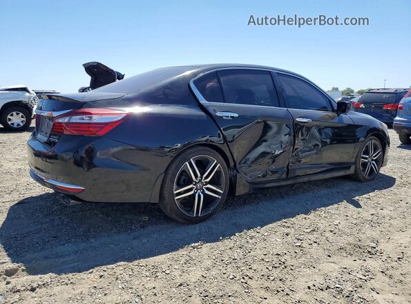 1HGCR2F11HA298449 2017 HONDA ACCORD Black Задня права чверть