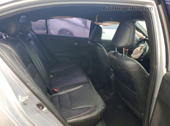 1HGCR2F12HA280641 2017 HONDA ACCORD Silver Widok tylnych siedzeń
