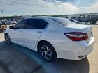2016 Honda Accord Lx White vin: 1HGCR2F30GA112576