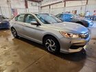2017 Honda Accord Lx Серебряный vin: 1HGCR2F30HA207897