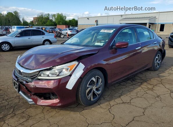 1HGCR2F31HA030759 2017 HONDA ACCORD Бордовый Передняя левая четверть