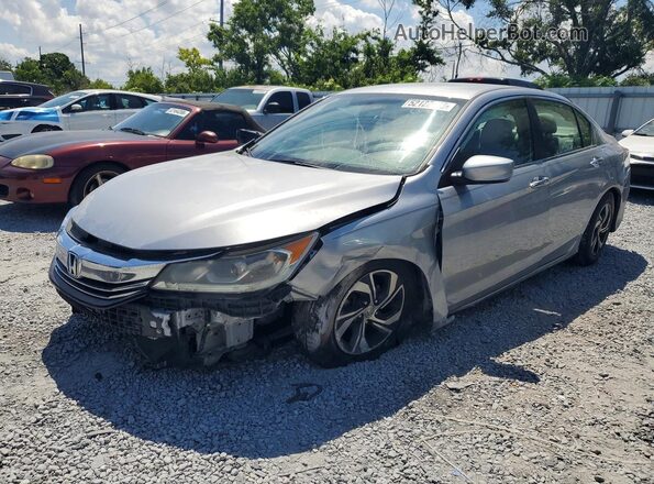 1HGCR2F34HA017441 2017 HONDA ACCORD Silver Առջևի ձախ երեք քառորդ տեսարան