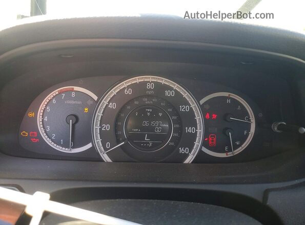 1HGCR2F34HA025233 2017 HONDA ACCORD Gray Instrument cluster view