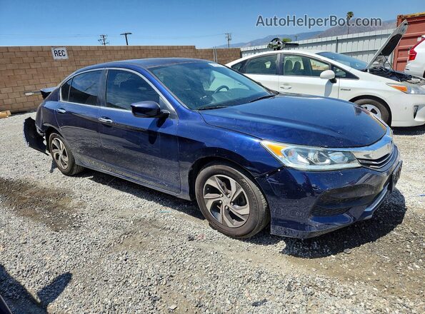 1HGCR2F35GA233121 2016 HONDA ACCORD Синий Передняя правая четверть