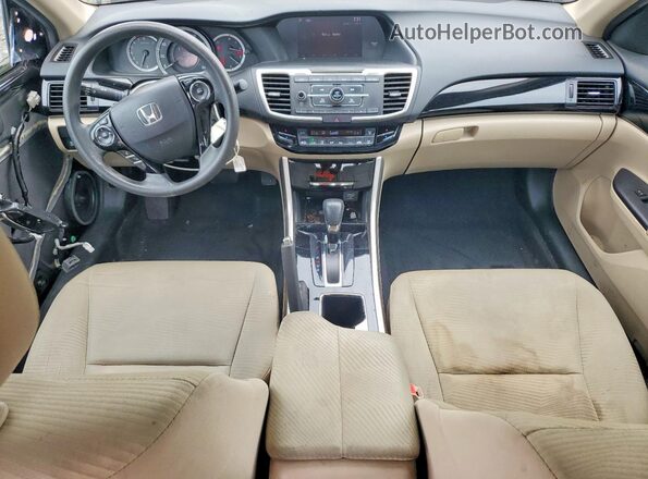 1HGCR2F36GA039617 2016 HONDA ACCORD Black Widok deski rozdzielczej