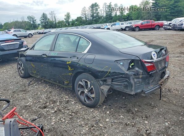 1HGCR2F36GA039617 2016 HONDA ACCORD Black Tył lewy
