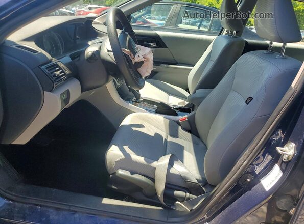 1HGCR2F36GA135926 2016 HONDA ACCORD Blue წინა სალონის ხედი