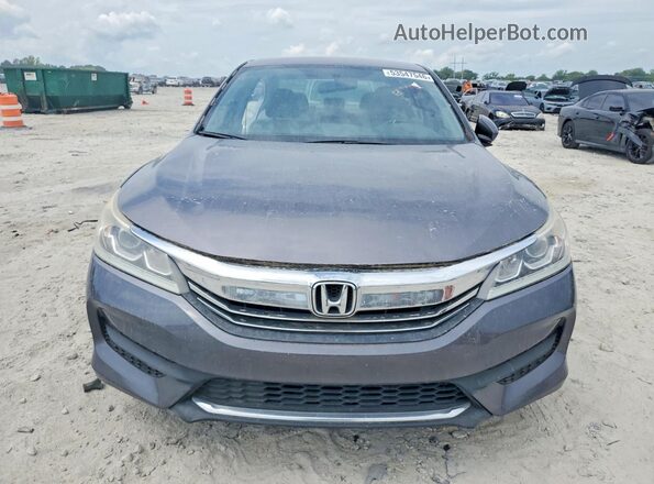 1HGCR2F36GA144447 2016 HONDA ACCORD Gray Widok z przodu