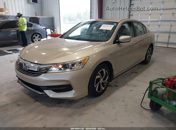 1HGCR2F36GA181532 2016 HONDA ACCORD Бежевый Передняя левая четверть