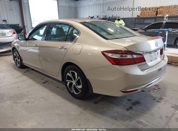 1HGCR2F36GA181532 2016 HONDA ACCORD Бежевый Задняя левая четверть