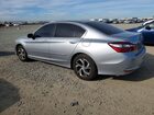 2016 Honda Accord Lx Gray vin: 1HGCR2F37GA046947