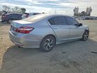2016 Honda Accord Lx Gray vin: 1HGCR2F37GA046947