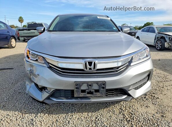 1HGCR2F37GA046947 2016 HONDA ACCORD Gray Front view