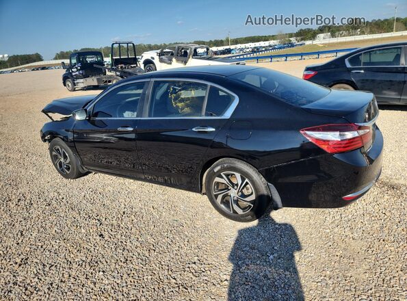 1HGCR2F37HA063085 2017 HONDA ACCORD Black Rear left