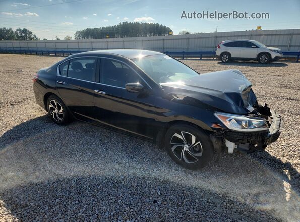 1HGCR2F37HA063085 2017 HONDA ACCORD Black Front right