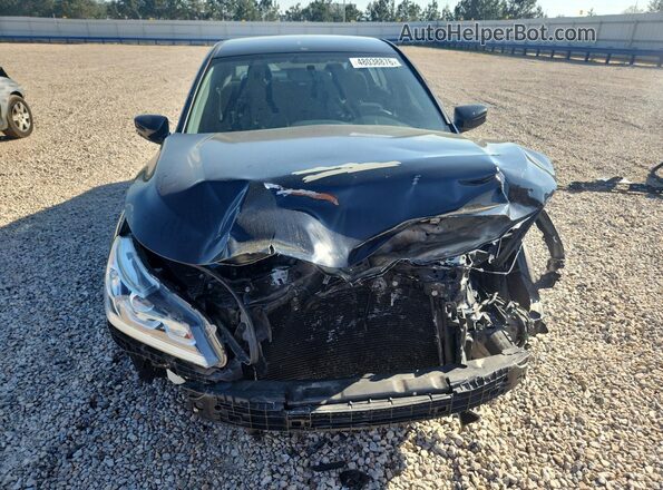 1HGCR2F37HA063085 2017 HONDA ACCORD Black Front view