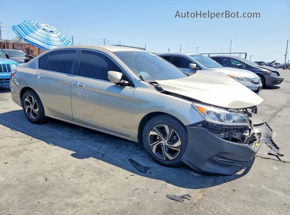 1HGCR2F39GA009978 2016 HONDA ACCORD Beige Передня права чверть