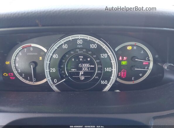 1HGCR2F39GA192511 2016 HONDA ACCORD Gray უკანა სავარძლების ხედი