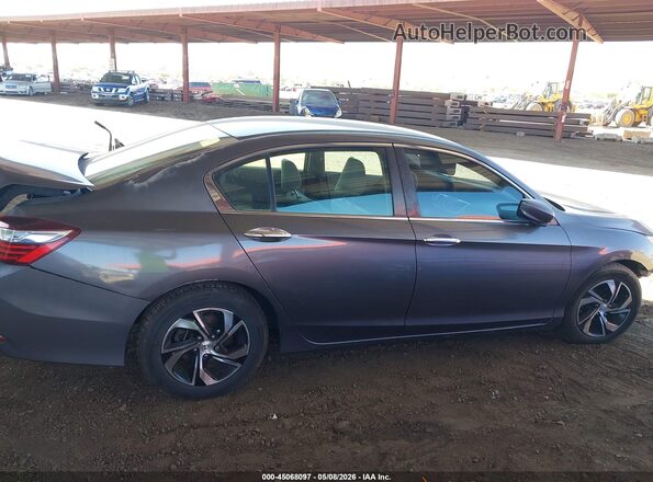 1HGCR2F39GA192511 2016 HONDA ACCORD Gray უკანა სალონის ხედი