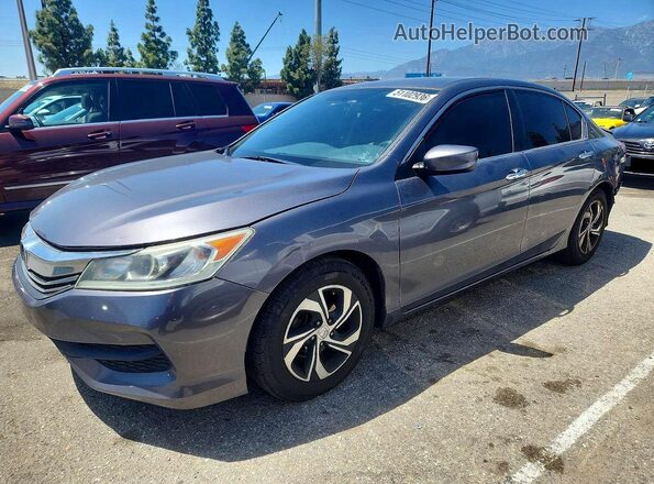 1HGCR2F39GA212434 2016 HONDA ACCORD Charcoal Front left