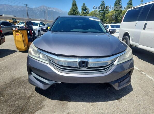 1HGCR2F39GA212434 2016 HONDA ACCORD Charcoal Front view
