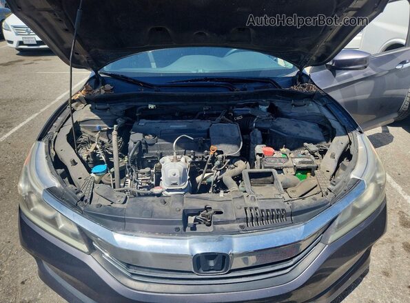 1HGCR2F39GA212434 2016 HONDA ACCORD Charcoal Rear interior view