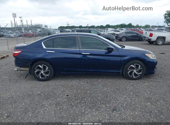 1HGCR2F3XHA094430 2017 HONDA ACCORD Синий Вид задней части салона