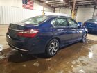2017 Honda Accord Lx Blue vin: 1HGCR2F3XHA117771