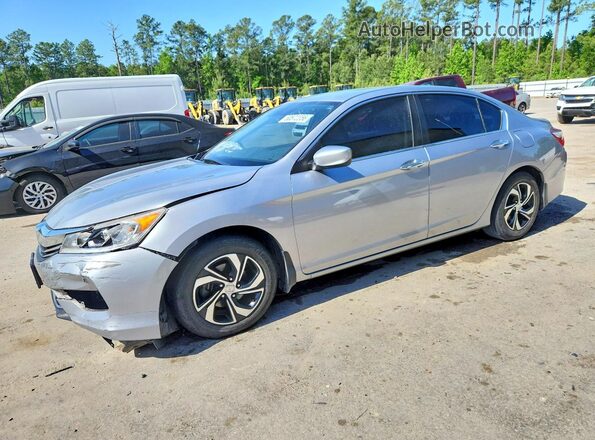 1HGCR2F41HA227584 2017 HONDA ACCORD Серебряный Передняя левая четверть