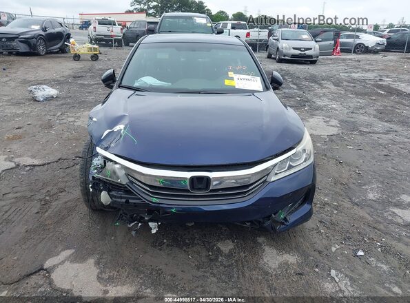 1HGCR2F50GA246960 2016 HONDA ACCORD Синий Вид спереди