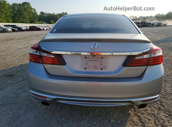 1HGCR2F51HA110175 2017 HONDA ACCORD Серебряный Вид сзади
