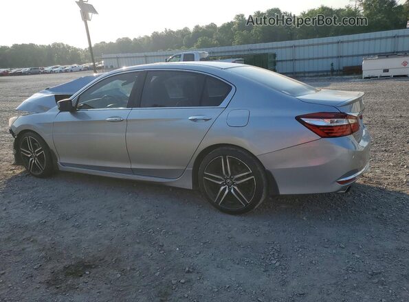 1HGCR2F51HA110175 2017 HONDA ACCORD Серебряный Задняя левая четверть