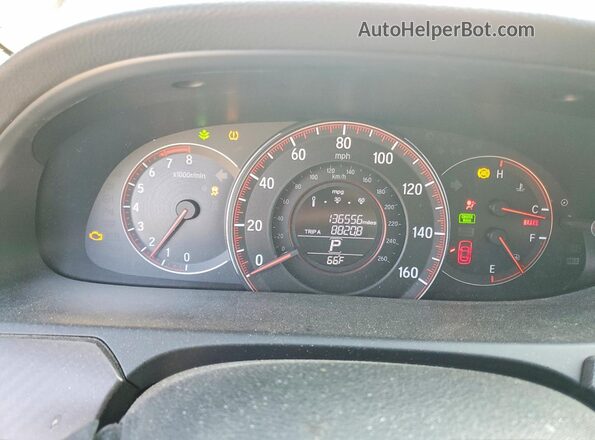 1HGCR2F51HA110175 2017 HONDA ACCORD Серебряный Вид щитка приборов