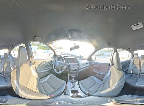 1HGCR2F51HA110175 2017 HONDA ACCORD Серебряный Панорамный вид салона 360°
