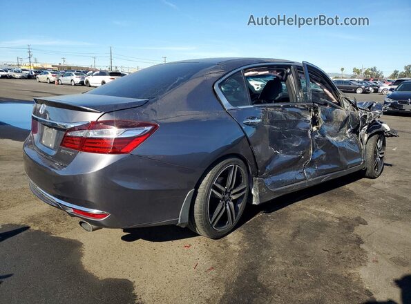 1HGCR2F51HA301062 2017 HONDA ACCORD Gray Tył prawy