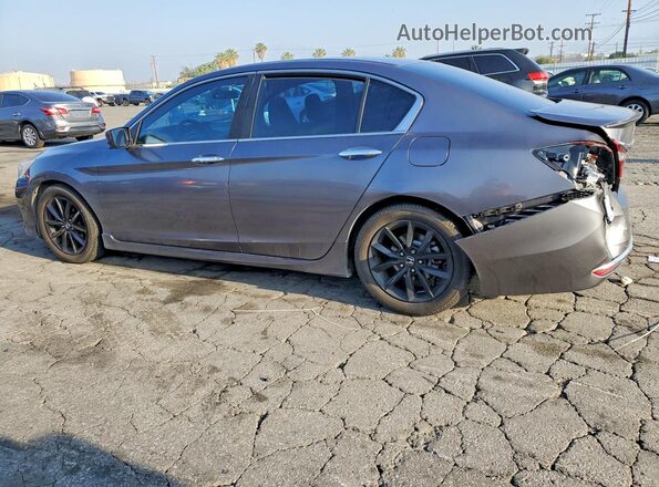1HGCR2F52GA193517 2016 HONDA ACCORD Gray Tył lewy