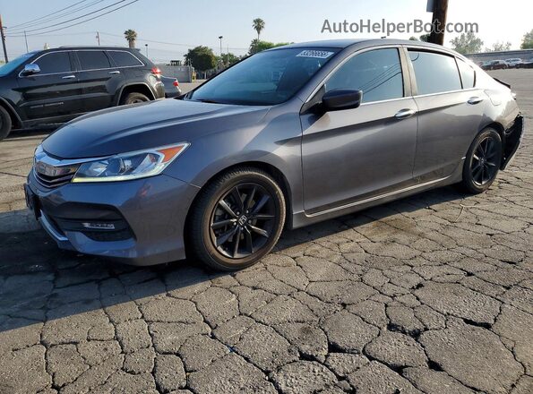1HGCR2F52GA193517 2016 HONDA ACCORD Gray Przód lewy
