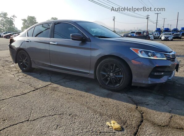 1HGCR2F52GA193517 2016 HONDA ACCORD Gray Przód prawy