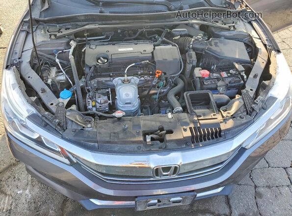 1HGCR2F52GA193517 2016 HONDA ACCORD Gray Widok wnętrza z tyłu