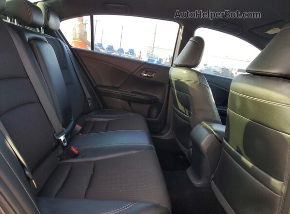 1HGCR2F52GA193517 2016 HONDA ACCORD Gray Widok tylnych siedzeń