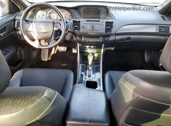 1HGCR2F52GA193517 2016 HONDA ACCORD Gray Widok deski rozdzielczej