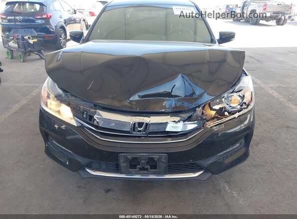 1HGCR2F52GA237841 2016 HONDA ACCORD Черный Вид спереди