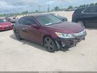 2016 Honda Accord Sport Burgundy vin: 1HGCR2F54GA040900
